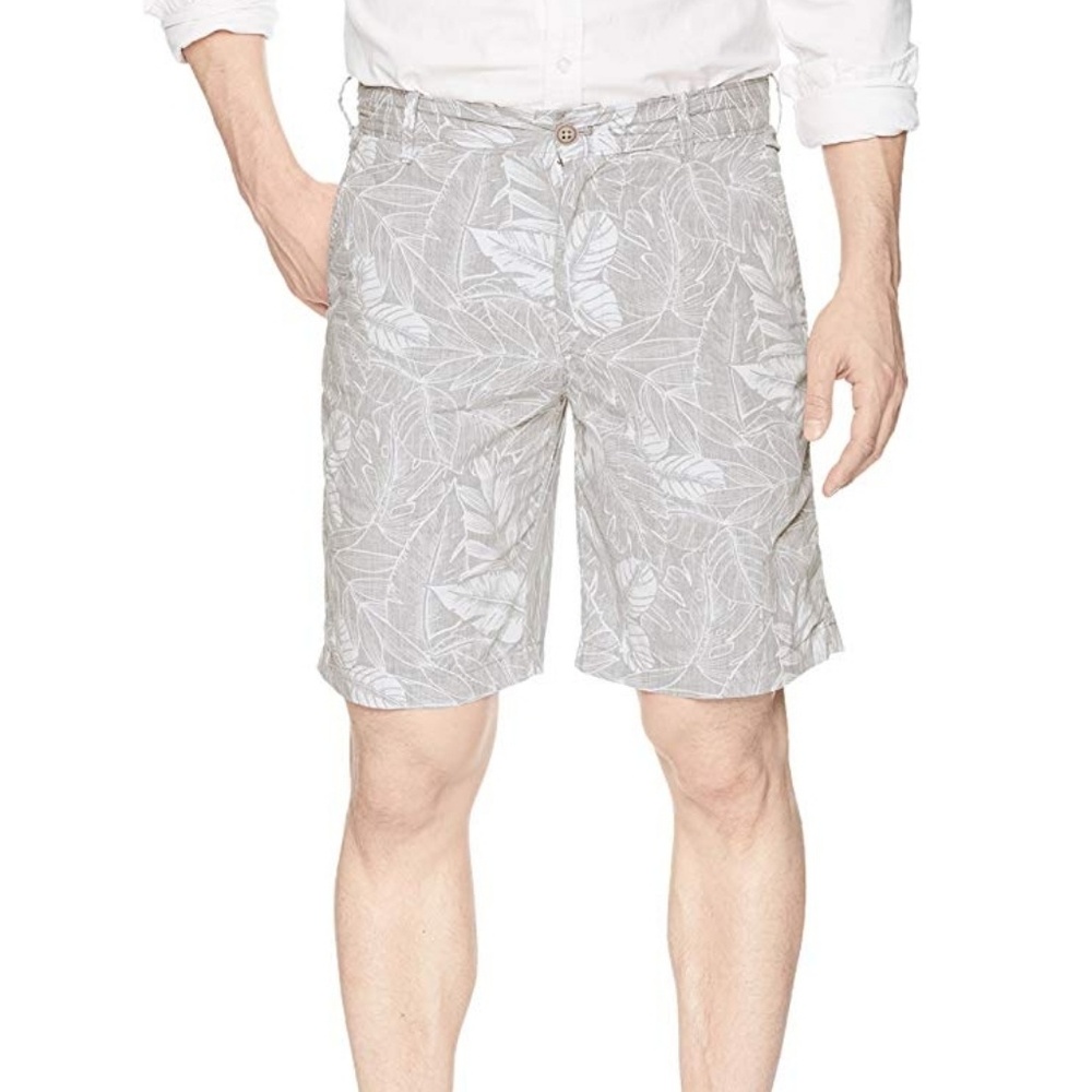 IZOD Saltwater Men's Relaxed Seaport Poplin Short